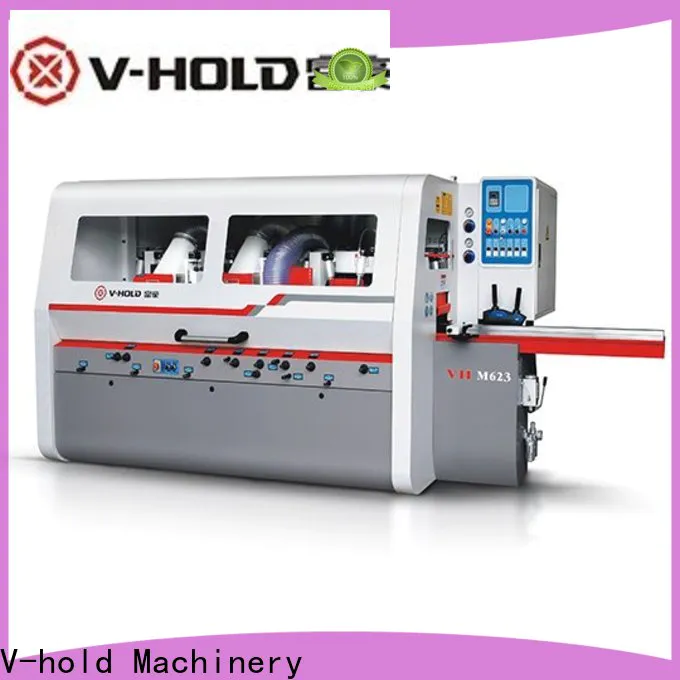 V-hold Machinery four sided wood planer dealer for solid wood moulding