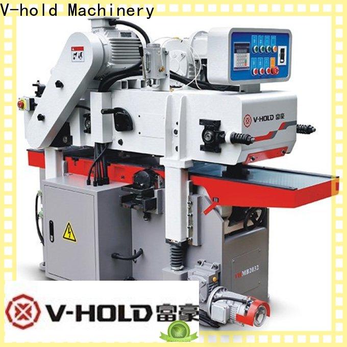 V-hold Machinery High-efficient double side planer machine maker for HDF woodworking