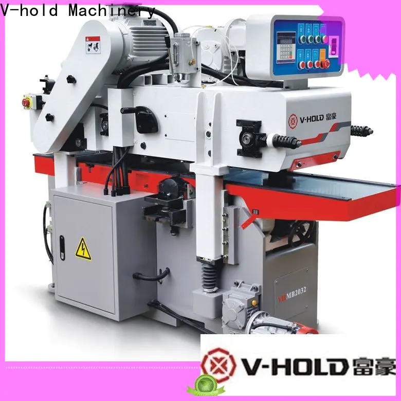 V-hold Machinery double side planner dealer for plywood
