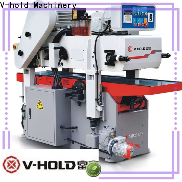 V-hold Machinery double sided planer for sale for solid wood