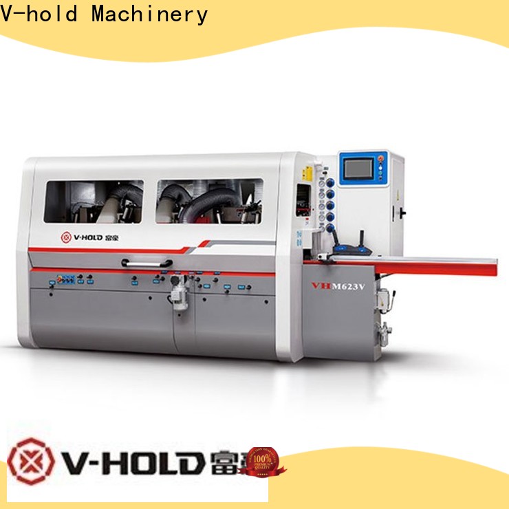 V-hold Machinery Quality four sided wood planer factory price for MDF wood moulding
