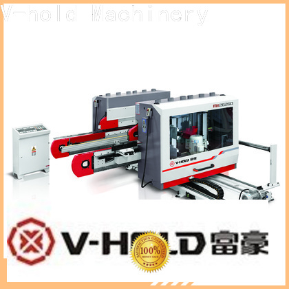 V-hold Machinery China double end tenoner for sale supply for trimming and sizing wood panel