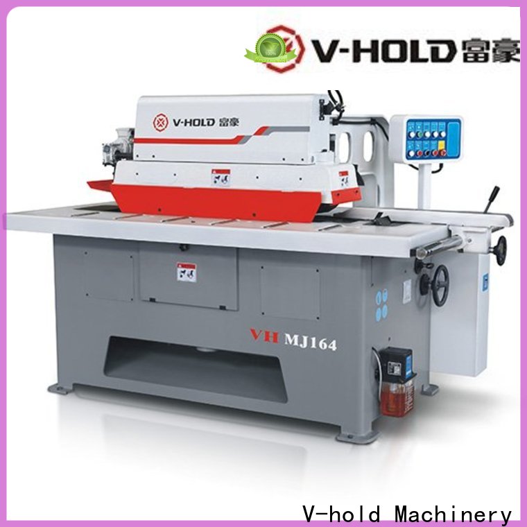 V-hold Machinery Top single rip saw company for wood work pieces