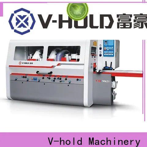 V-hold Machinery four sided planer moulder company for solid wood moulding