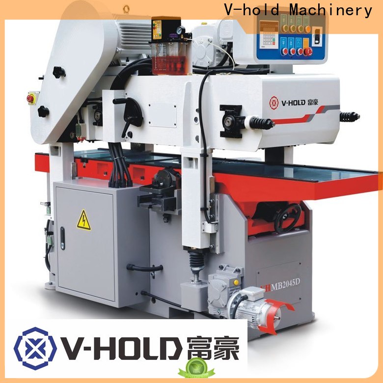 V-hold Machinery double planner supplier for HDF woodworking