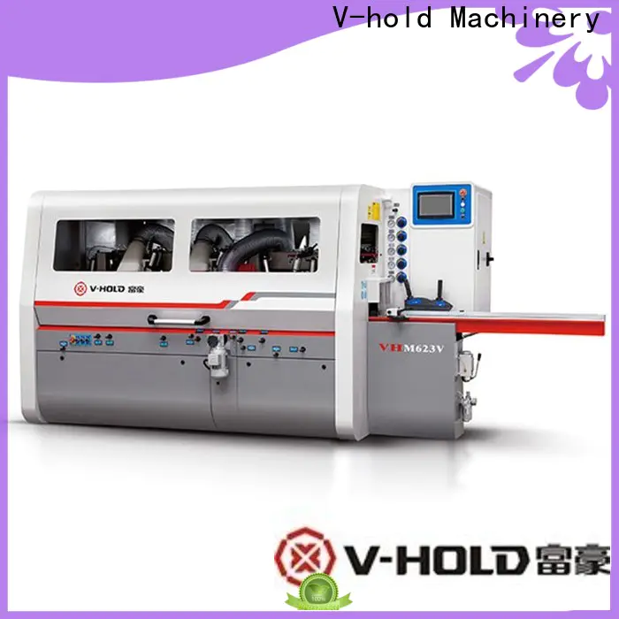 V-hold Machinery Top four sided wood planer manufacturer for MDF wood moulding