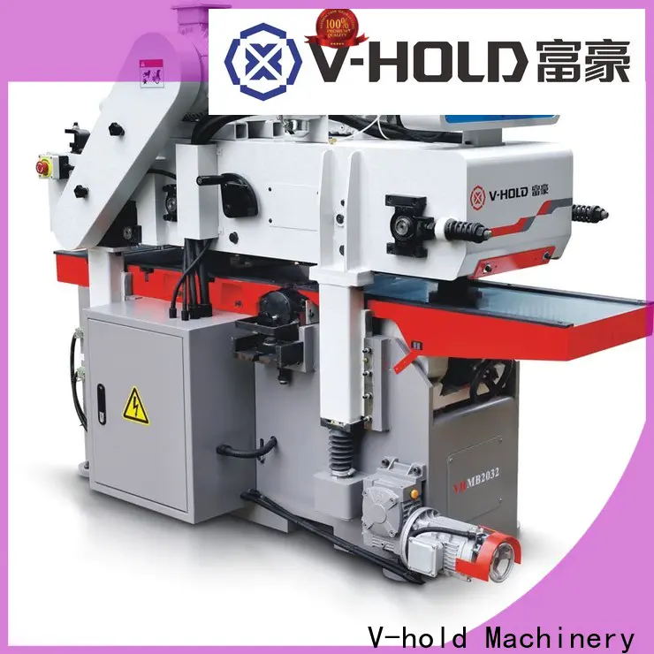 V-hold Machinery High-efficient double side planer supplier for MDF