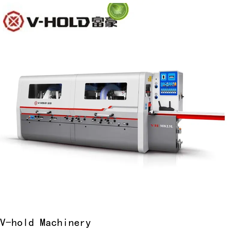 V-hold Machinery four sided wood planer for sale for MDF wood moulding