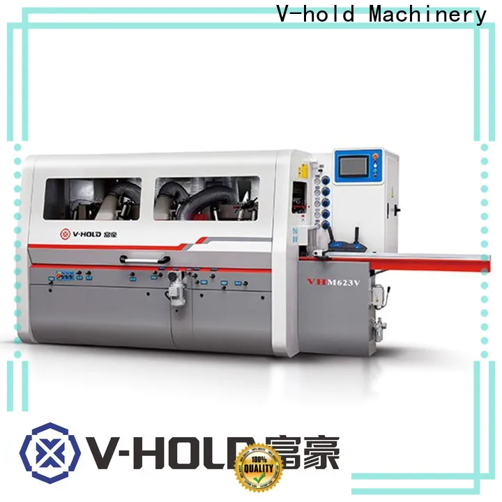 V-hold Machinery four sided planer for sale factory for MDF wood moulding