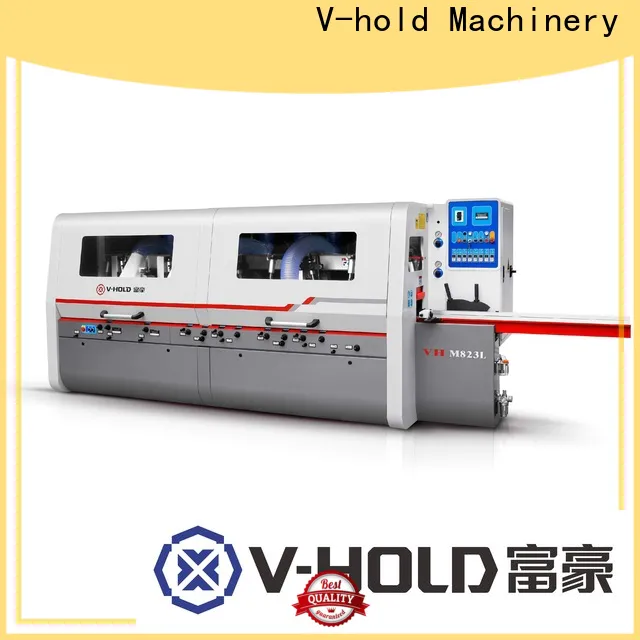 V-hold Machinery four sided wood planer vendor for MDF wood moulding