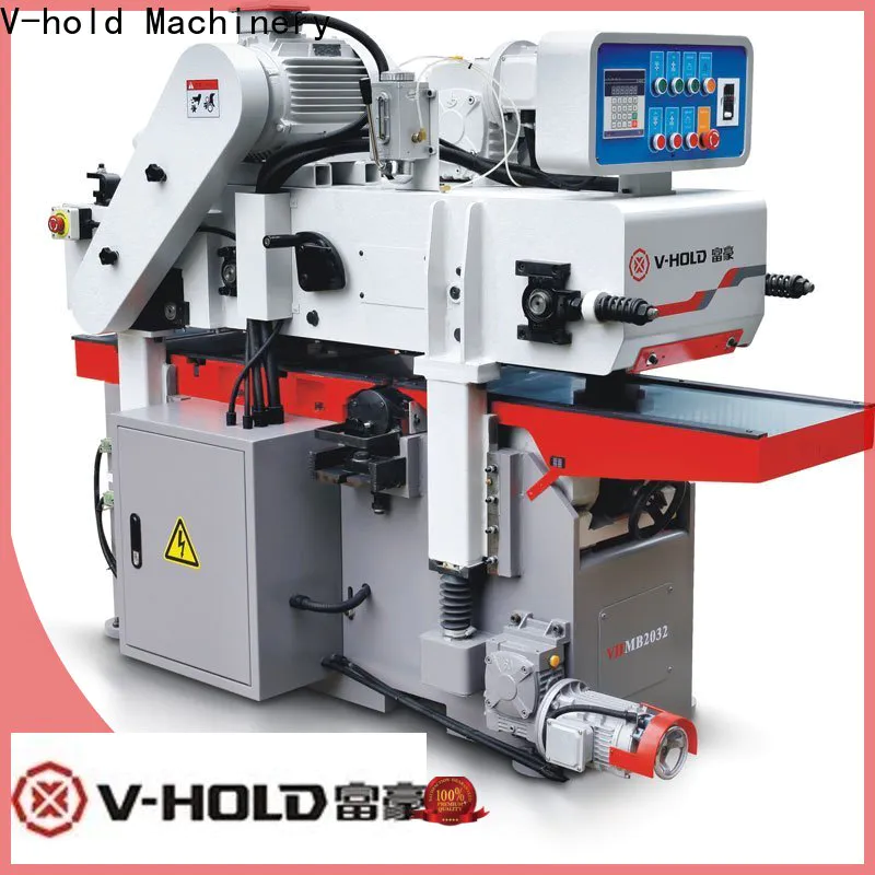 V-hold Machinery High speed double planer machine factory for HDF woodworking