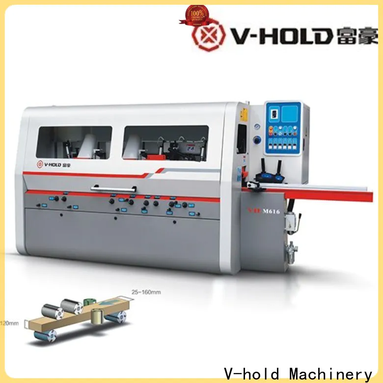 V-hold Machinery Best 4 sided planer factory price for HDF woodworking