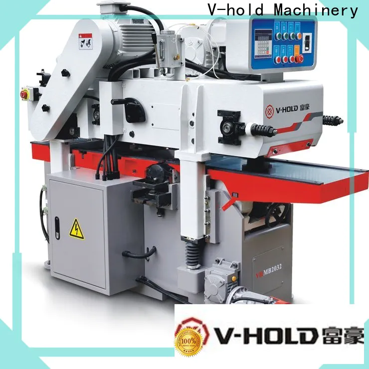 V-hold Machinery double sided planer for sale factory price for MDF