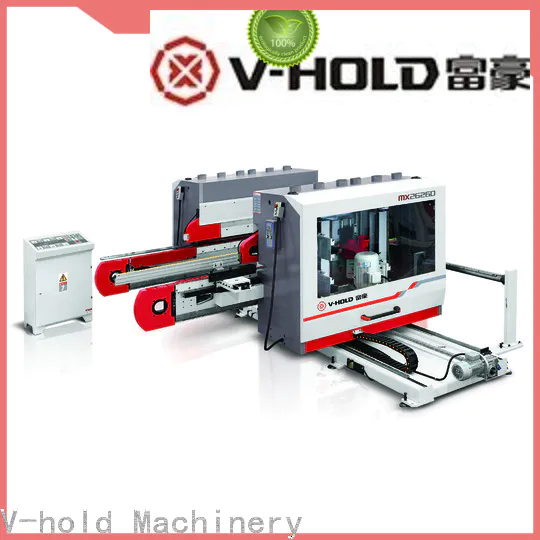 V-hold Machinery High speed double end tenoner for sale supply for wood panels production