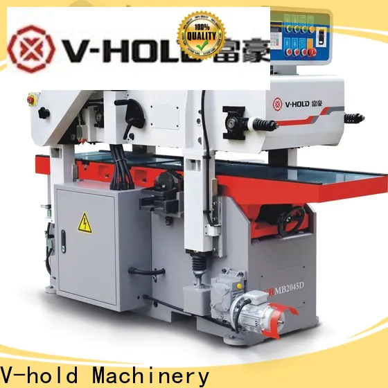 V-hold Machinery double planner supplier for HDF woodworking