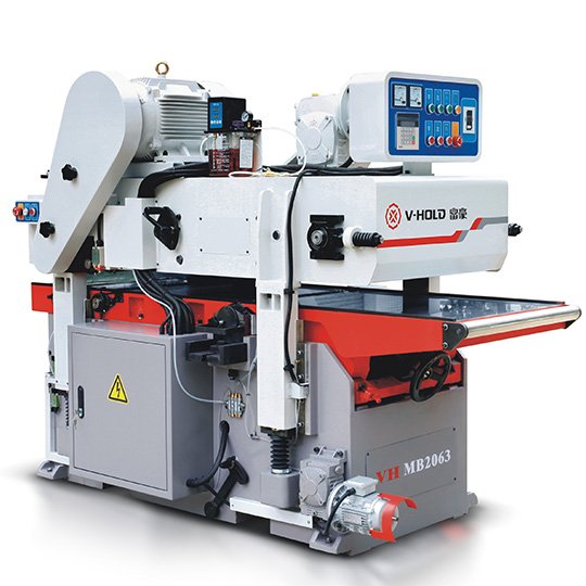 V-hold Machinery China double sided planer for sale supplier for solid wood-1