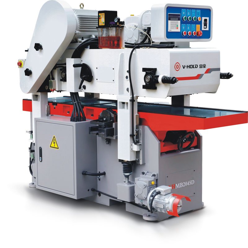 High-efficient double side planer machine maker for solid wood-1